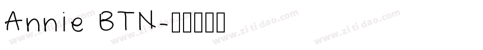 Annie BTN字体转换